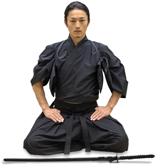 Lehigh Valley Samurai Acaddemy Student Sitting In Seiza With Sword