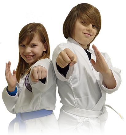 confident karate kids
