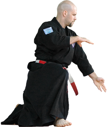 instructor performing martial art throw
